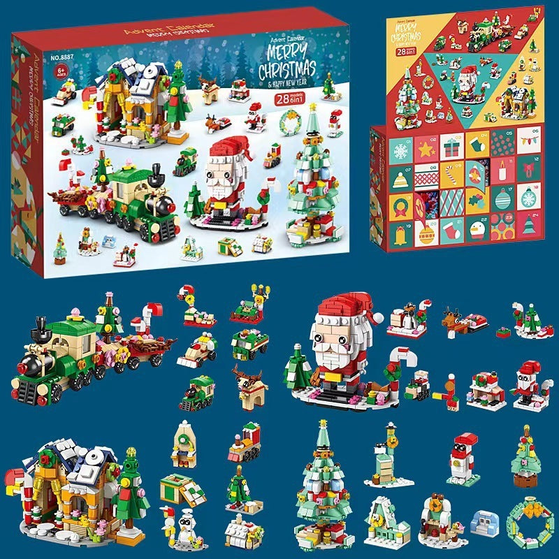 Assembled Small LEGO Christmas Ornaments Building Block Set