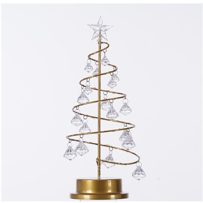 Crystal Christmas Tree Led Lights Decoration