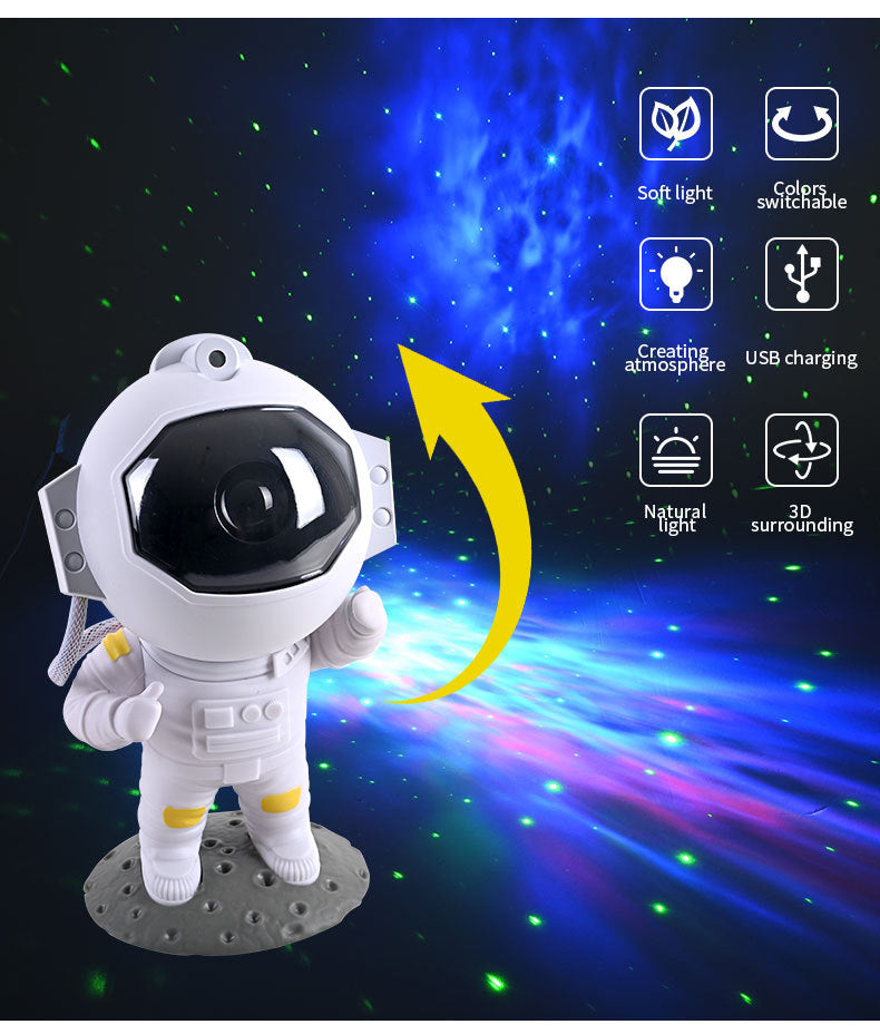 Galaxy Projector Starry Sky Night Light Astronaut Lamp