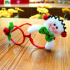 Christmas decorations glasses Santa glasses