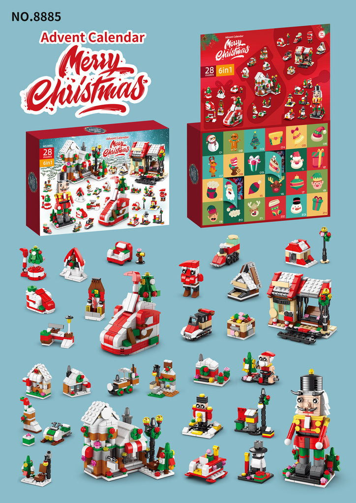Assembled Small LEGO Christmas Ornaments Building Block Set