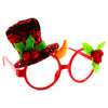 Christmas decorations glasses Santa glasses