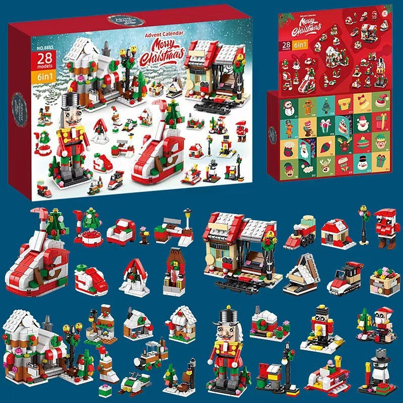 Assembled Small LEGO Christmas Ornaments Building Block Set