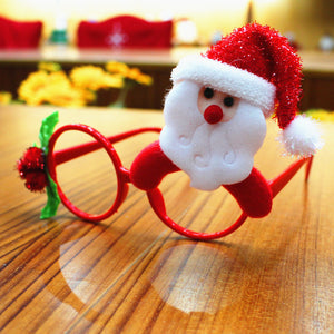 Christmas decorations glasses Santa glasses
