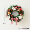 Holiday Garland Bow for Christmas – Door Hanging & Window Décor
