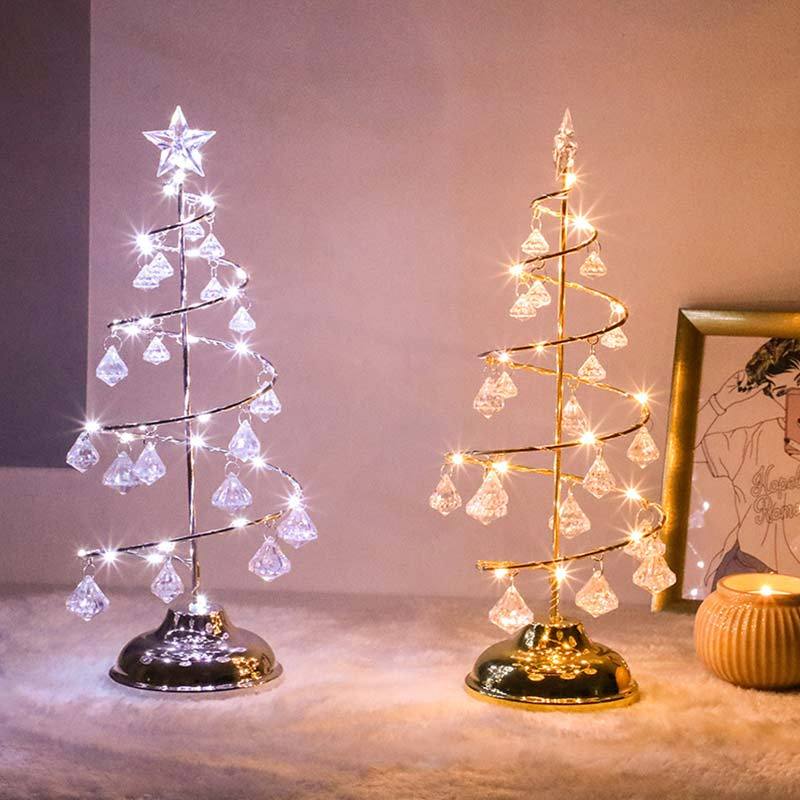 Crystal Christmas Tree Led Lights Decoration