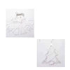Christmas Window Lights, Pack Hanging Star Lights 8 Modes with Timer, LED Christmas Star Decorations Color Light String Star Moon Curtain Light