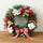 Holiday Garland Bow for Christmas – Door Hanging & Window Décor