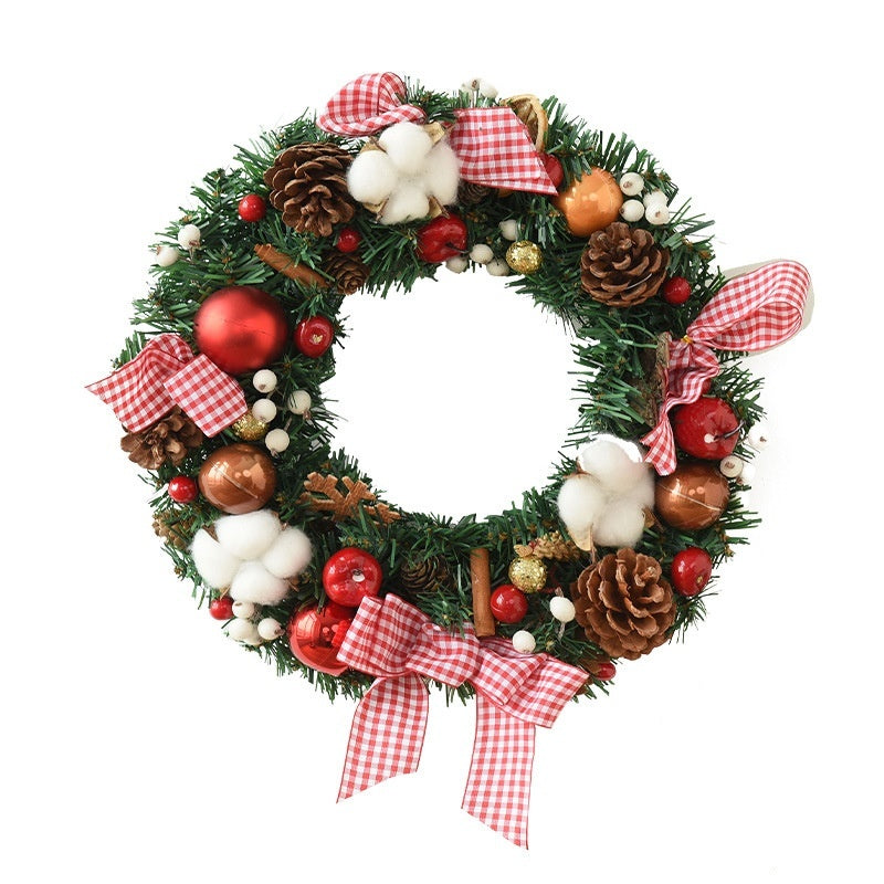 Holiday Garland Bow for Christmas – Door Hanging & Window Décor
