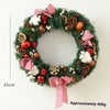 Holiday Garland Bow for Christmas – Door Hanging & Window Décor