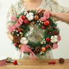 Holiday Garland Bow for Christmas – Door Hanging & Window Décor